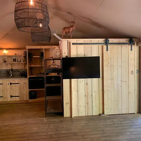 Lüks kamp alanı Veluwse Safari Tent Otterlo