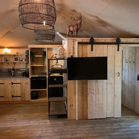 Lüks kamp alanı Veluwse Safari Tent