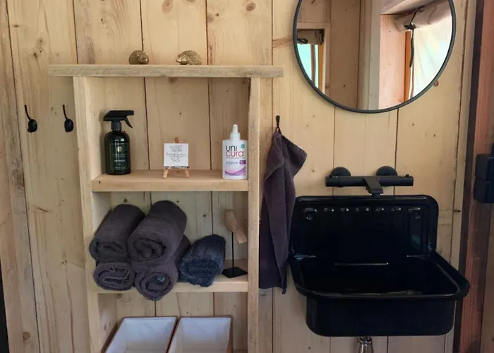 Lüks kamp alanı Veluwse Safari Tent *